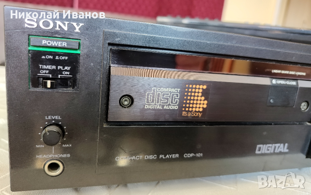 SONY CDP-101, снимка 5 - Аудиосистеми - 44908083