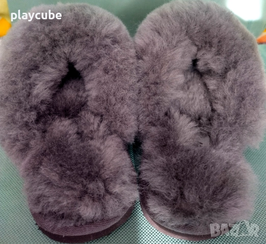 Детски домашни чехли - Естествена кожа - N33