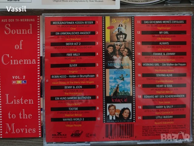 LP CD филмова музика: ROCKY Flashdance Tron Iron Man Notting Hill Titanic Kill Bill, снимка 16 - CD дискове - 45415226