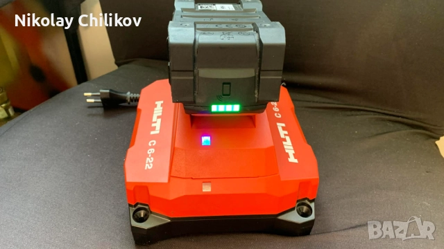 Hilti-батеря B22 и зарядно C6-22, снимка 3 - Винтоверти - 52848140
