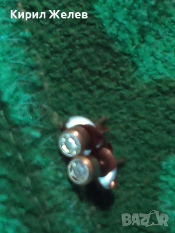 СТАРИ СРЕБЪРНИ ОБЕЦИ ОКСИДИРАНИ с МИНИАТЮРНИ КРИСТАЛИ РЕТРО КЛАСИК МОДЕЛ 27211, снимка 9 - Антикварни и старинни предмети - 36867720