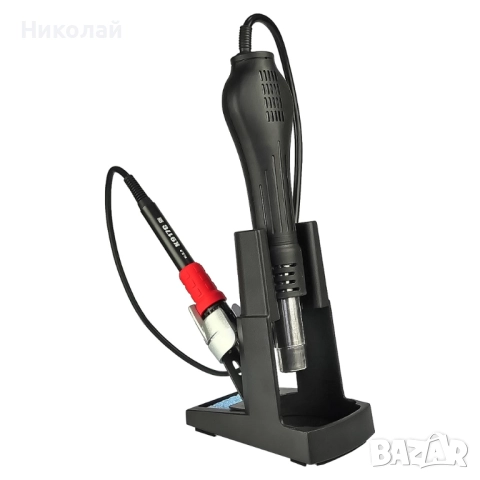 Станция за запояване WEP 853AAA-I с вграден вакуумен сепаратор 9'', поялник, снимка 9 - Друга електроника - 52288276