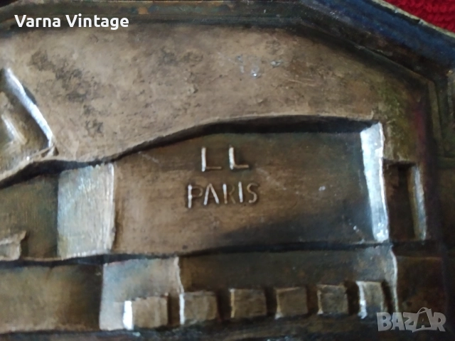 Стар пепелник Международна изложба Париж 1937 г. Белгийски павилион. Франция. марк., снимка 5 - Антикварни и старинни предмети - 51641625