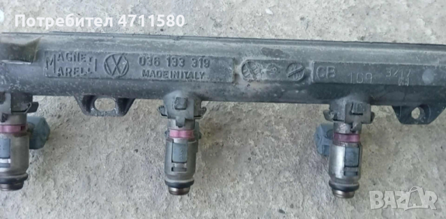 Рейка с дюзи за Волксваген Голф 4 2000г 1.4 дизел 75к.с, снимка 3 - Части - 53133301