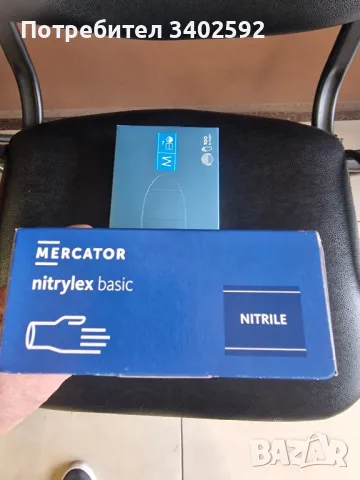 Нитрилни ръкавици М и L  размер сини., снимка 2 - Ръкавици - 50145774