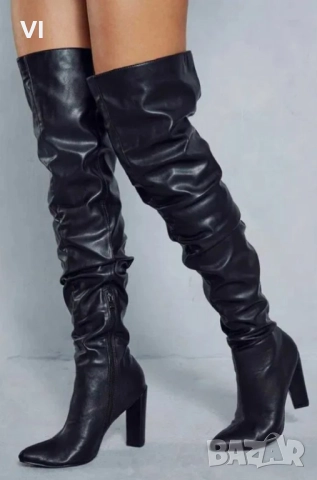 Misspap черни ботуши 39 номер, снимка 2 - Дамски ботуши - 51974857