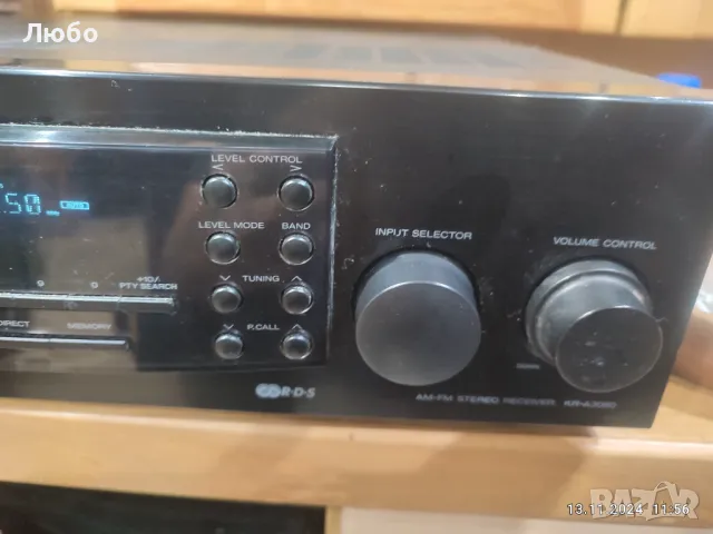 Усилвател ресиивър KENWOOD KR A 3080, снимка 2 - Ресийвъри, усилватели, смесителни пултове - 47951732