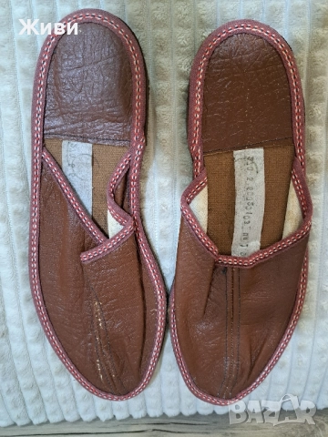 Нови кожени чехли!, снимка 5 - Мъжки чехли - 51659377