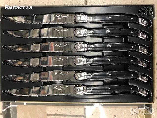Ножове и вилици Lou Laguiole Basic  Комплект 6 бр , снимка 10 - Прибори за хранене, готвене и сервиране - 35152527