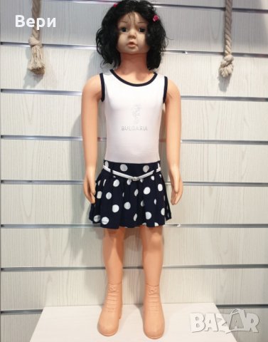 Нова детска моряшка рокличка на точки от 12 месеца до 3 години, снимка 4 - Бебешки рокли - 29039175