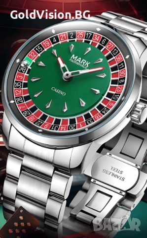 Мъжки часовник Mark Fairwhale – CASINO + ПОДАРЪК, снимка 5 - Мъжки - 53179239