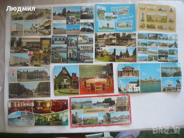 Стари пощенски картички с изгледи от много страни, снимка 17 - Колекции - 19410255