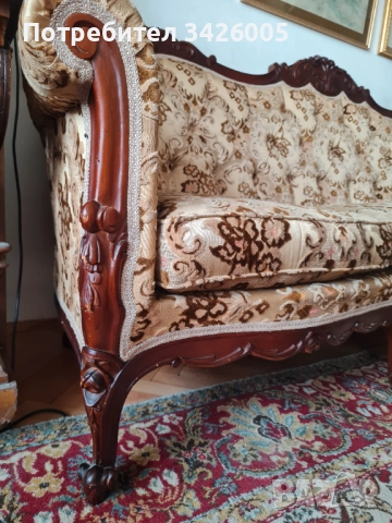 Продавам холова гранитура - барок, снимка 9 - Дивани и мека мебел - 51929436