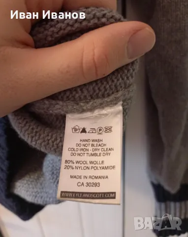 Оригинална фланела Lyle & Scott, снимка 2 - Блузи - 48390176