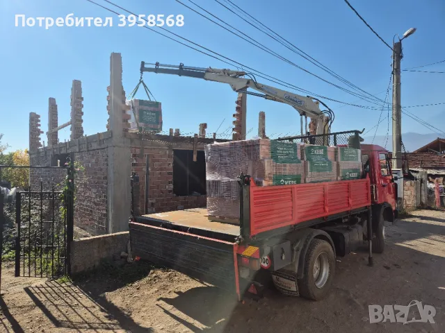 Услуги с тристранен самосвал с кран , снимка 2 - Транспортни услуги - 47080286