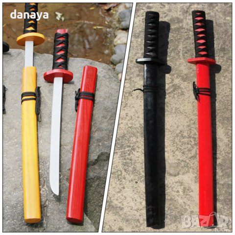 4350 Детски дървен меч с кания, снимка 9 - Други - 43581316