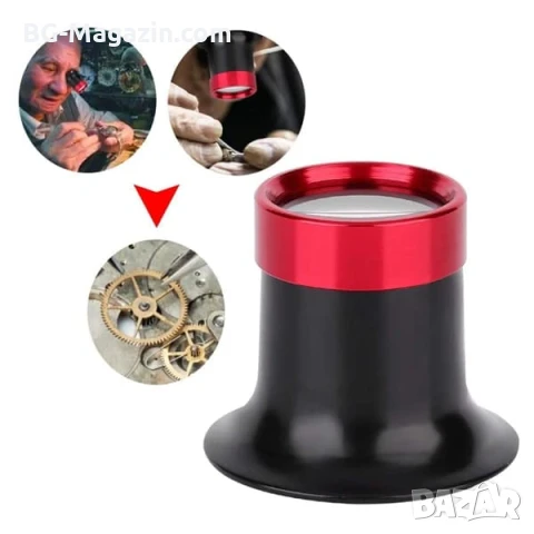 Часовникарска увеличителна мощна лупа за глава 15X око бижутери ремонт часовници професионална, снимка 5 - Други инструменти - 50921252