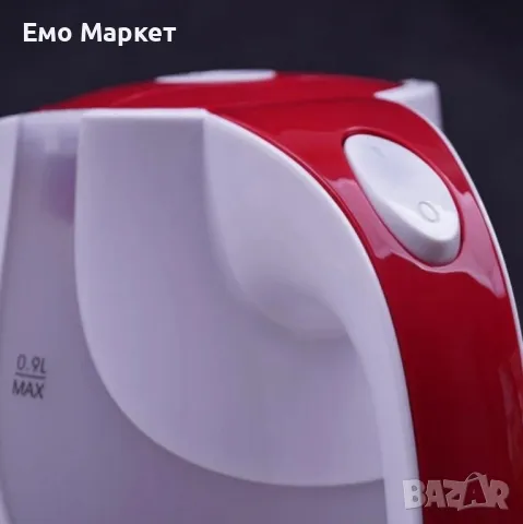 Електрическа кана Voltz Premium RP51230F, 1300W,  0.9л., Бяло/черно, бяло/червено, черен, снимка 5 - Кани - 49452430
