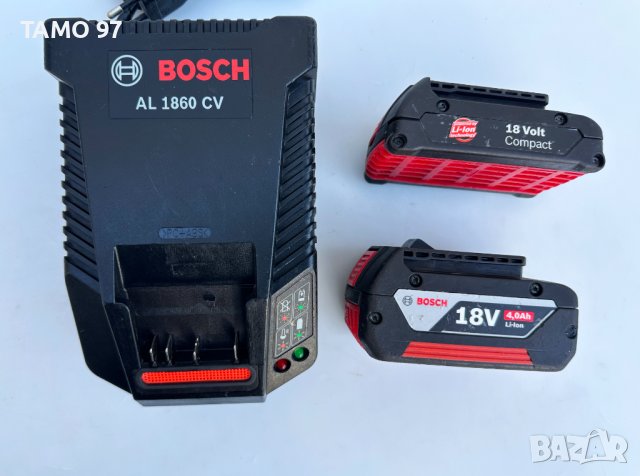 Bosch - Бързо зарядно и акумулаторни батерии, снимка 1 - Други инструменти - 43394051