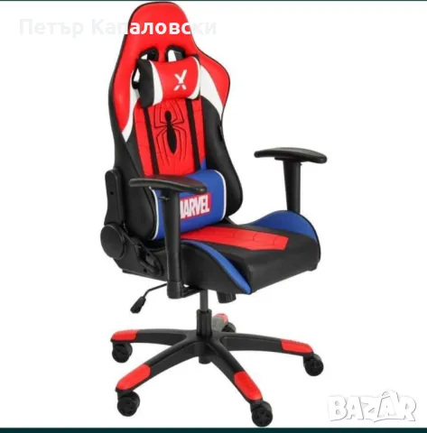 Гейм стол геймърски стол X Rocker Spider-Man  Бъдете герой с Champion Gaming Chair