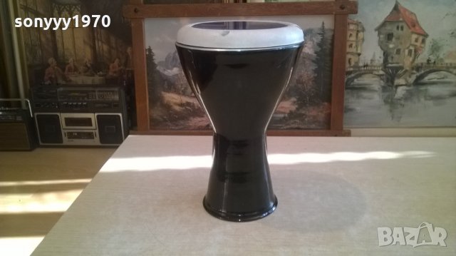 черна метална тарамбука 75лв-внос сирия, снимка 3 - Ударни инструменти - 27505296