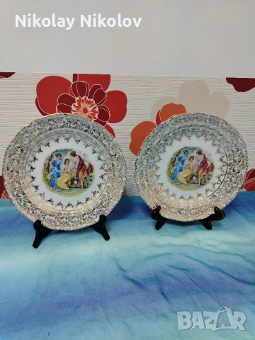 порцеланови чинии Трите грации