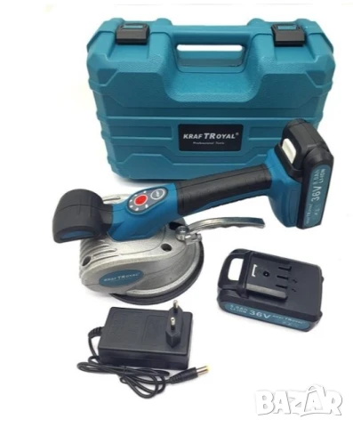 Немска акумулаторна вендуза за плочки 36V с 2 батерии 8Ah Kraft Royal - вакуум машина - акумулаторен, снимка 2 - Други инструменти - 50557270