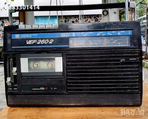 Радио касетофон VEF 260 - 2, снимка 1 - Радиокасетофони, транзистори - 33122490