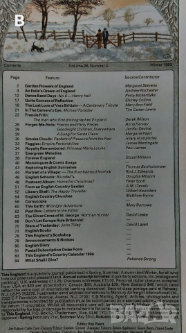 Списание "This England" winter 1993, снимка 2 - Списания и комикси - 36407194