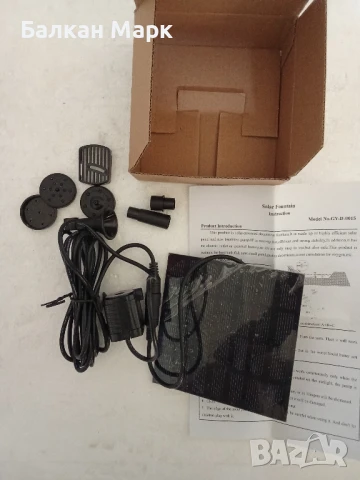 🌞 Соларен фонтан за градина, езерце или декорация 🌿