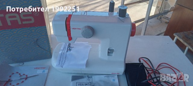 Шевна машина НОМЕР 07. Veritas Janis. Ревизирана. Работеща с мостра на някой видове на шиене. Готова, снимка 17 - Шевни машини - 43573580