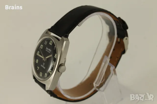 1960's ZENTRA SAFARI Automatic Немски Стоманен Военен Часовник, снимка 5 - Антикварни и старинни предмети - 50031338
