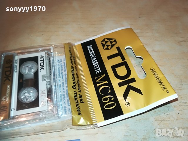поръчани-TDK MC60 3бр микрокасети 2405211718, снимка 3 - Други - 32983446