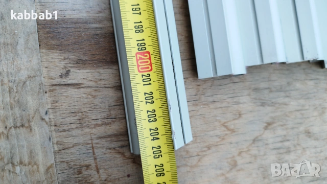 Алуминиева кант дръжка - дръжки 10бр / 205см за мебели, снимка 6 - Гардероби - 53309957