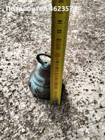 Бронзова камбана, снимка 4 - Антикварни и старинни предмети - 52062699