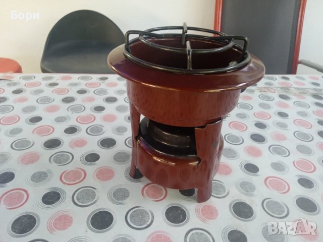 Стар спиртен емайлиран котлон