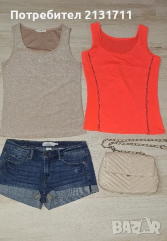 Дамски лот дрешки размер М плюс подарък чанта 