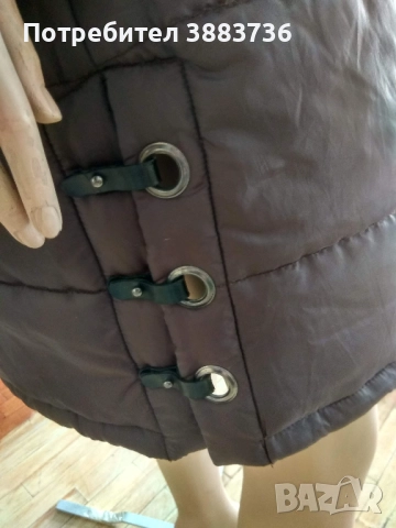 Дамско есенно-зимно дълго яке, снимка 12 - Якета - 52546439