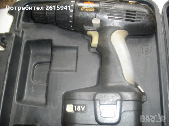 18 Волта-Холандски-Винтоверт-Дрелка-Професионален-2 Скорости-Внос-Top Craft TCC 1800K2, снимка 1