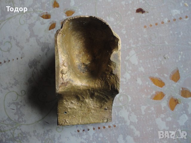 Старинна бронзова пластика фигура фараон бог, снимка 4 - Антикварни и старинни предмети - 42998847