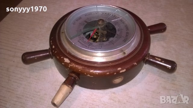 ретро рул-барометър с забележки-внос холандия, снимка 4 - Колекции - 27742147