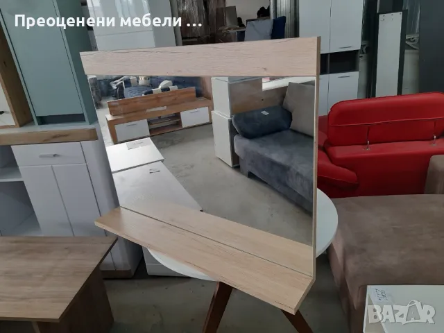 Панел с огледало и полица внос от Германия., снимка 2 - Огледала - 50220465