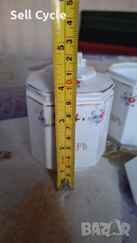 ✅ПОРЦЕЛАНОВИ БУРКАНИ ЗА ПОДПРАВКИ❗, снимка 4 - Антикварни и старинни предмети - 53042787