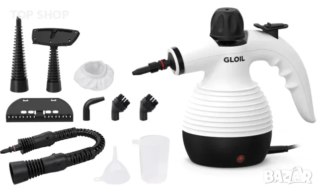 Ръчна парочистачка Мощен уред за пара за почистване без химикали и безопасно