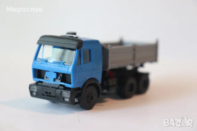 KIBRI H0 1/87 MERCEDES BENZ САМОСВАЛ КАМИОН МОДЕЛ КОЛИЧКА, снимка 2 - Колекции - 50211671