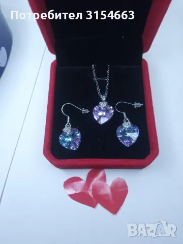 Комплект колие и обици 