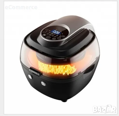 Фритюрник за пържене без мазнина 6.5 л Smart Fries Air Fryer (6.5L), снимка 1 - Фритюрници - 47640050