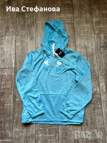 Under Armour USA оригинално електриково синьо  ново худи блуза спотно горнище с качулка ново етикета
