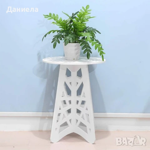 Стилна кръгла масичка , снимка 2 - Маси - 51014432