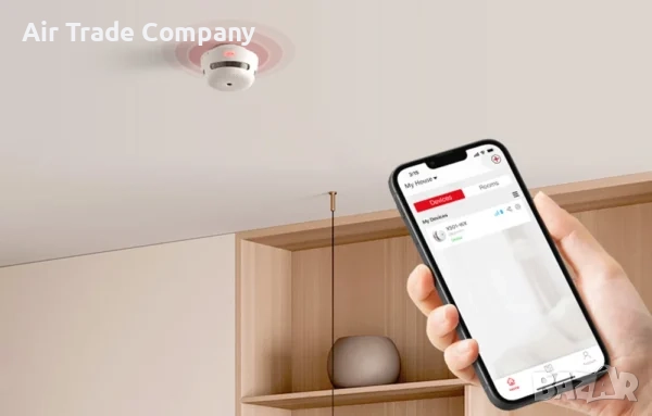 Смарт сензор за дим X-Sense XS01-WX, снимка 2 - Друга електроника - 51639070